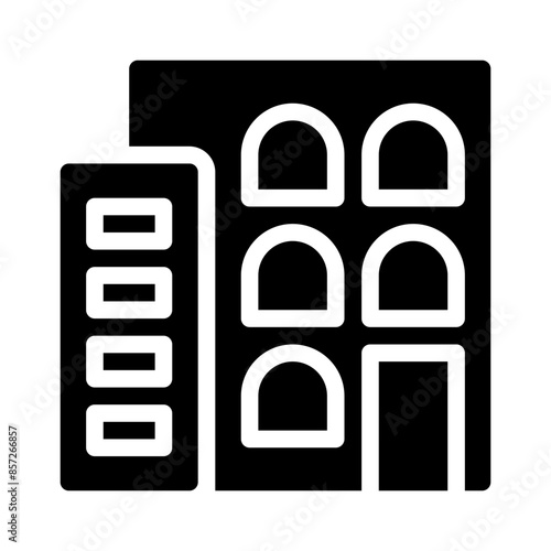 appartment glyph icon