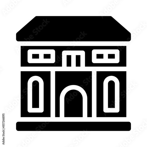 mansion glyph icon