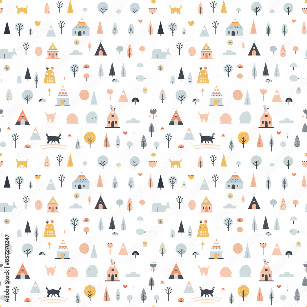 seamless pattern with things seamless pattern with things