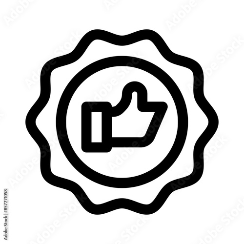 recommended line icon