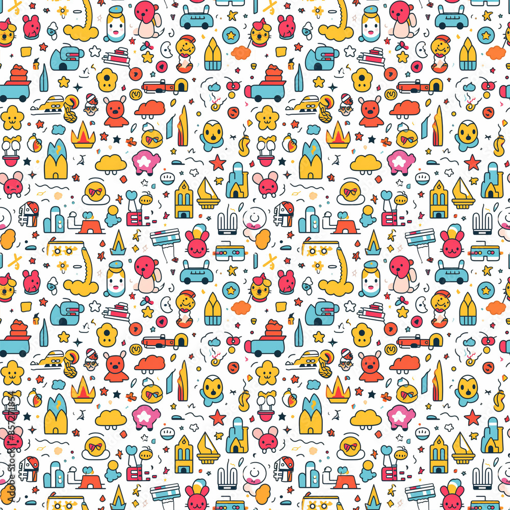seamless pattern with things seamless pattern with things