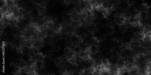 Abstract design with smoke on black overlay effect. Vintage smoky grunge textured grey black slate background. Black smoky texture with abstract washes and brush strokes photo