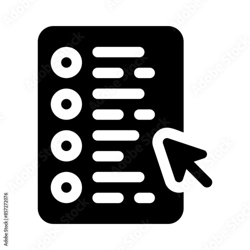 choice glyph icon