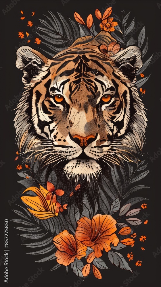 tiger head vector tiger head vector