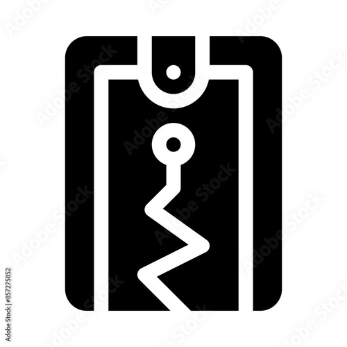 seismometer glyph icon