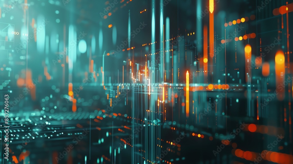 Digital representation of a thriving cryptocurrency market, with virtual coins and graphs rising, symbolizing the potential and gains of digital investments Digital representation of a thriving cryptocurrency market, with virtual coins and graphs rising, symbolizing the potential and gains of digital investments