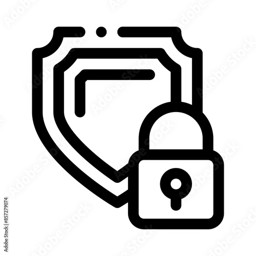 vulnerability line icon