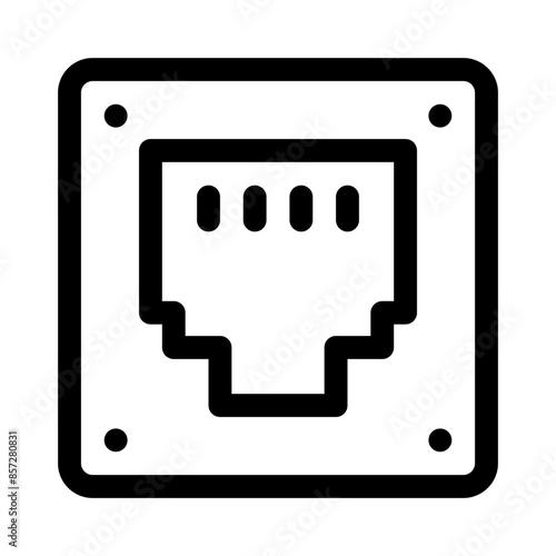 ethernet line icon