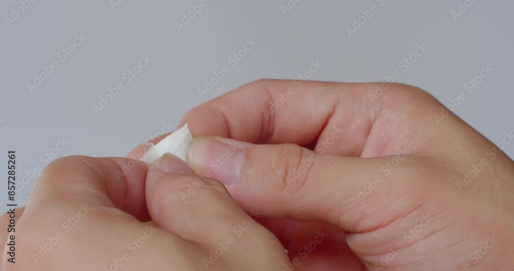 Open the bag that holds the syringe.Take the syringe out of the bag. Open the bag that holds the syringe.Take the syringe out of the bag.