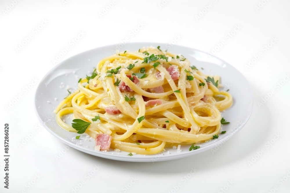 Homemade Carbonara Recipe with Freshly Grated Cheese and Pancetta Homemade Carbonara Recipe with Freshly Grated Cheese and Pancetta