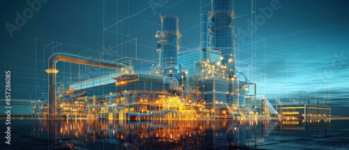 Digital twin of a power plant for operational efficiency