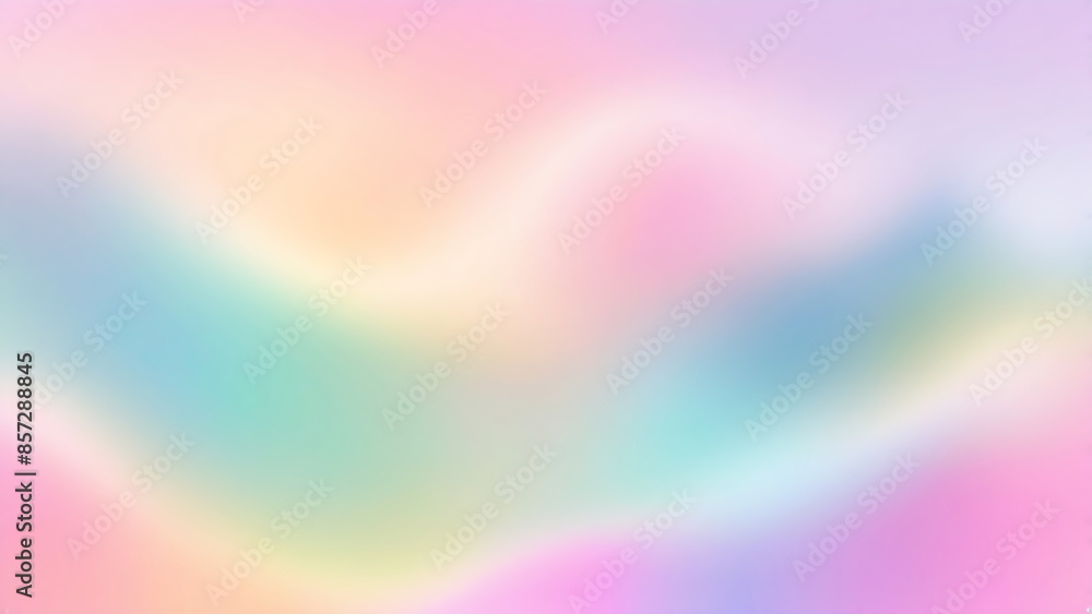 Obraz premium pastel gradient background wiith a soft dreamy feel