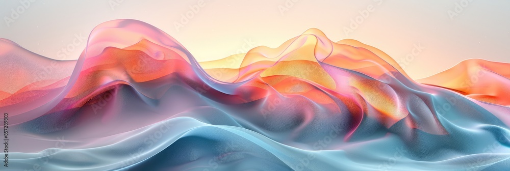 Abstract colorful liquid flowing in waves. Abstract colorful liquid flowing in waves.