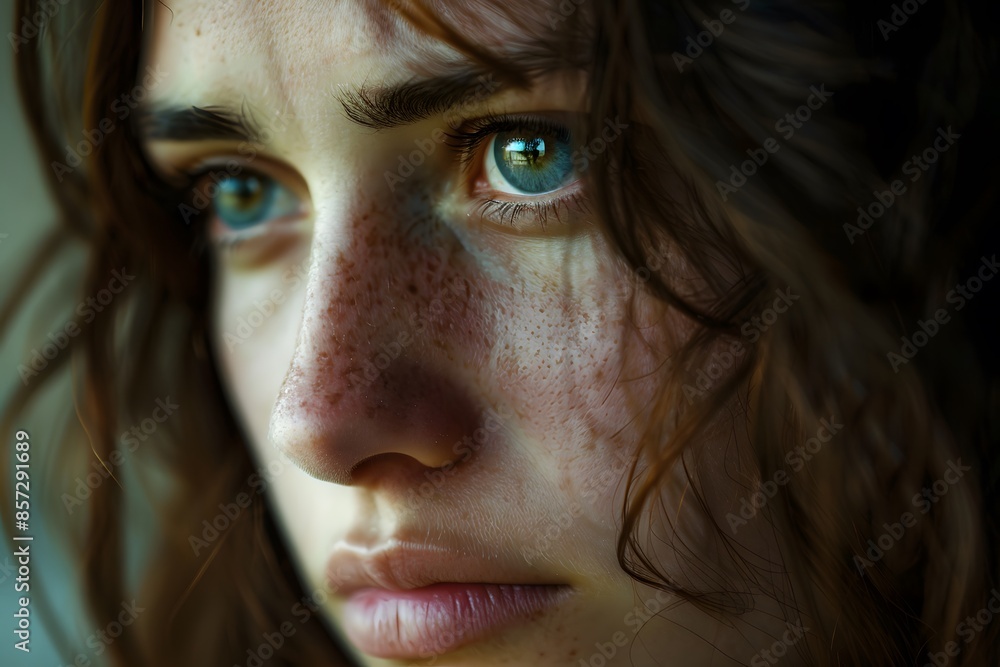 Beautiful sad woman Beautiful sad woman