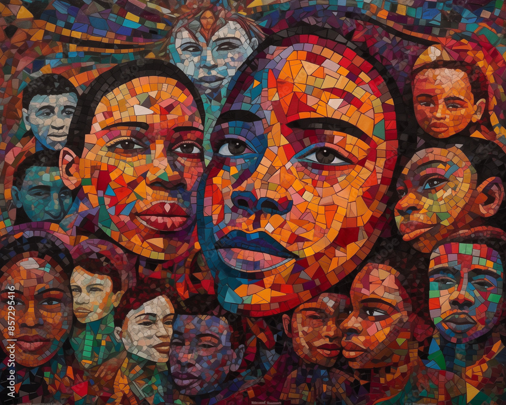 artwork celebrating Juneteenth, AI-generated artwork celebrating Juneteenth, AI-generated