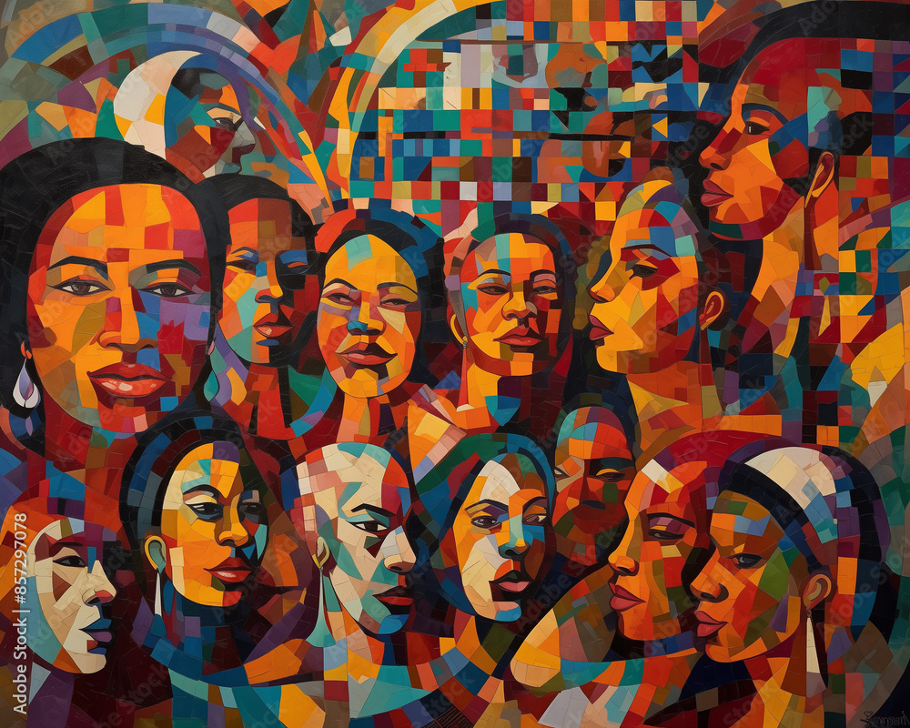 artwork celebrating Juneteenth, AI-generated artwork celebrating Juneteenth, AI-generated