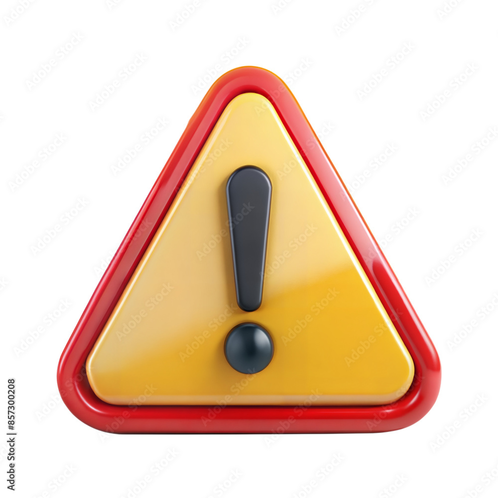 sign warning icon on transparent background sign warning icon on transparent background