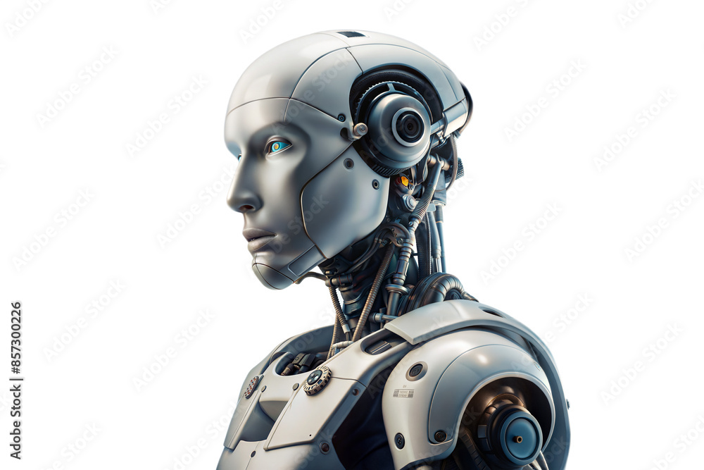 robot on transparent background robot on transparent background