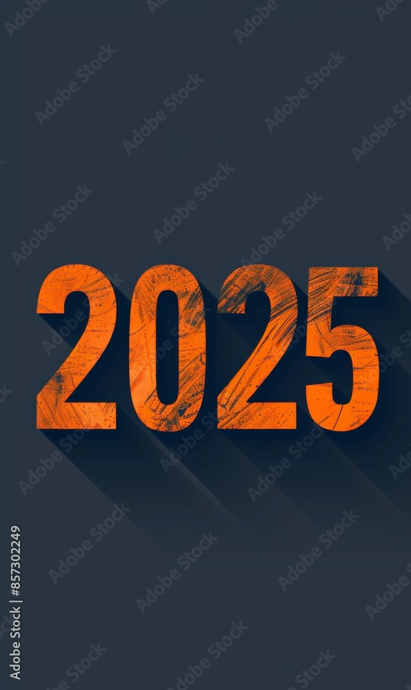 This is a graphical image featuring the year 2025 in bold, orange text over a dark blue background This is a graphical image featuring the year 2025 in bold, orange text over a dark blue background