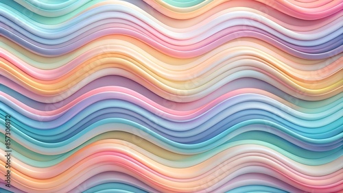 Abstract wavy background of pastel colours