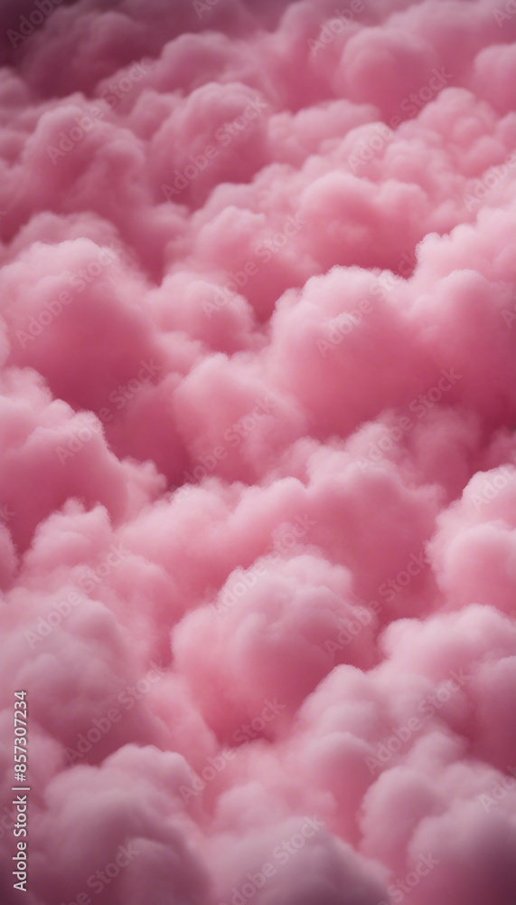 Fluffy pink cotton candy cloud texture background Fluffy pink cotton candy cloud texture background