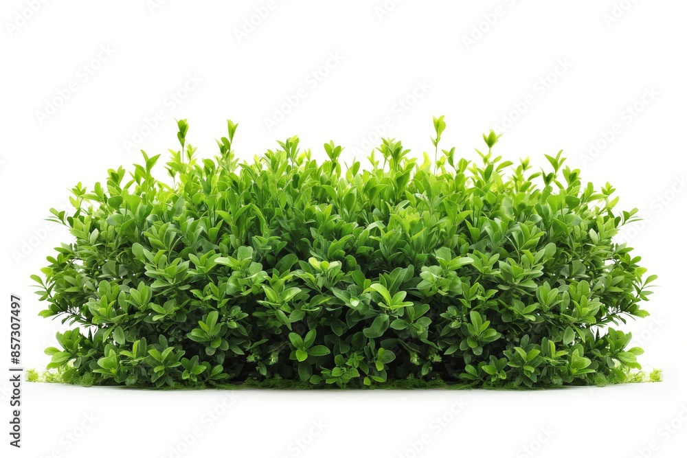 A lush green bush, highlighting its texture and botanical details in nature.. A lush green bush, highlighting its texture and botanical details in nature..