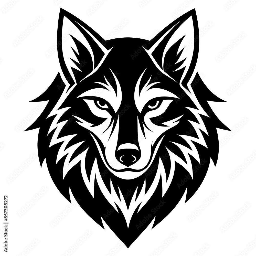 Fototapeta premium wolf logo design