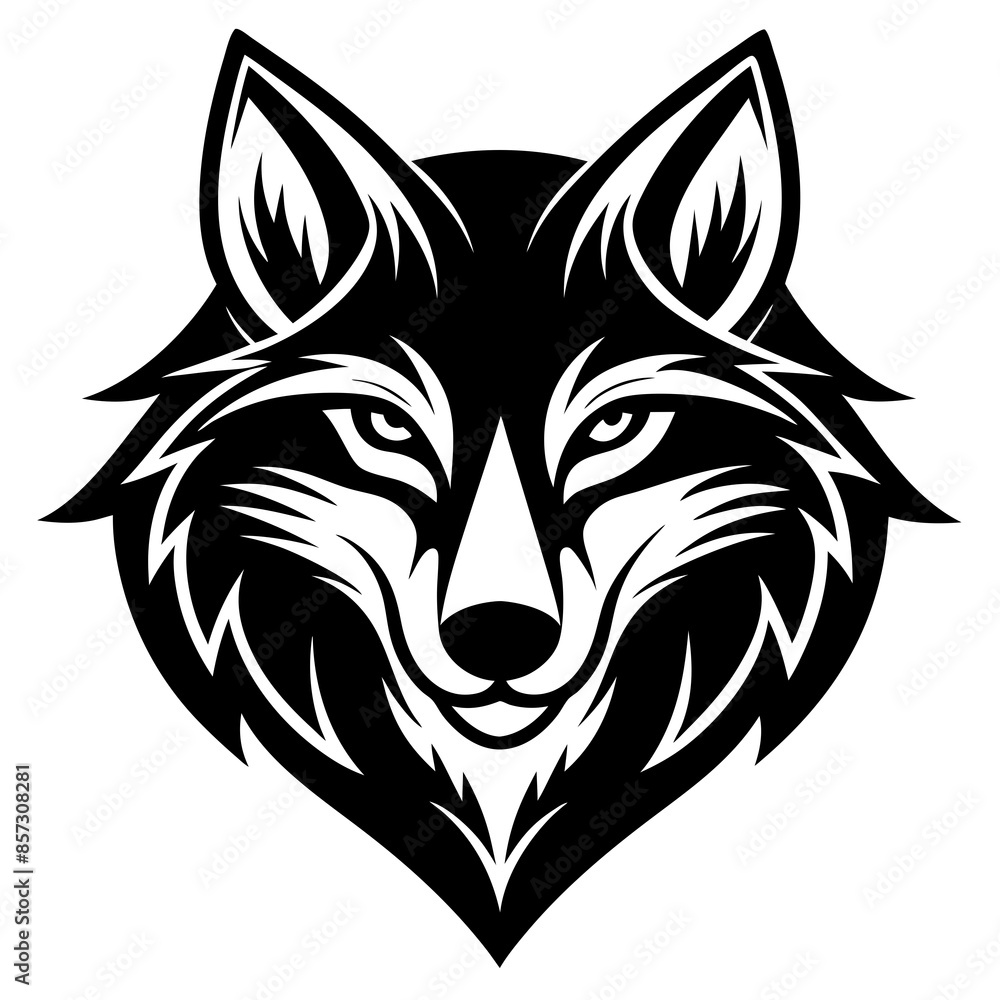 Fototapeta premium wolf logo design