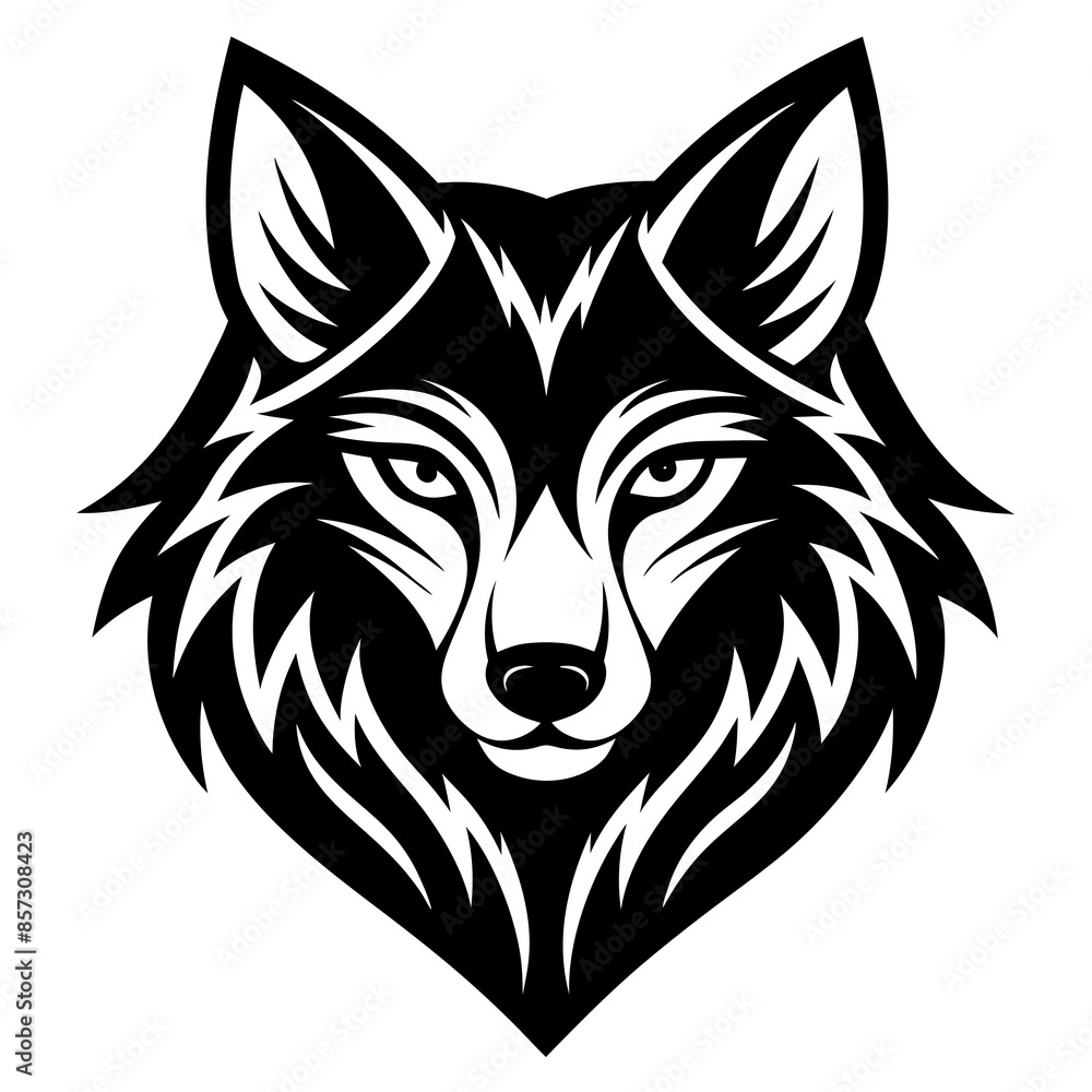 Obraz premium wolf logo design