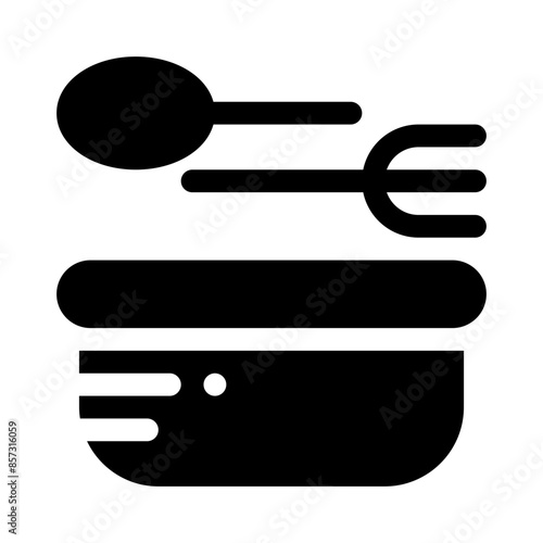 dishes glyph icon