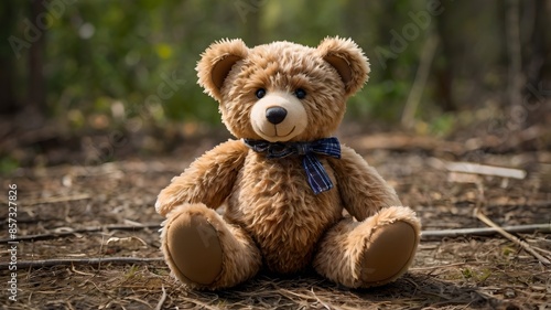 teddy bear with a toy