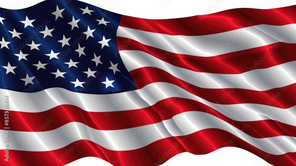 Fototapeta premium American Presidents. Flag of United States for Independence Day, Memorial Day, Labor Day