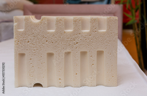 Wallpaper Mural Natural Latex mattress cross section - hi quality modern. Choice of the best type and quality. Front view. Close up. Torontodigital.ca