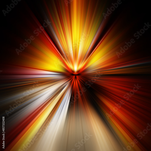 Colorful zoom motion effect. Abstract background.
