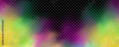 Background of an explosion of colorful smoke clouds.Multicolor fog with blue and yellow particles.Explosions of color powder.
