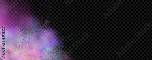 Background of an explosion of colorful smoke clouds.Multicolor fog with blue and yellow particles.Explosions of color powder.