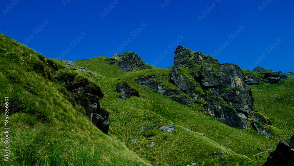 landscape of green amazing valley and sky in uttrakhand landscape of green amazing valley and sky in uttrakhand