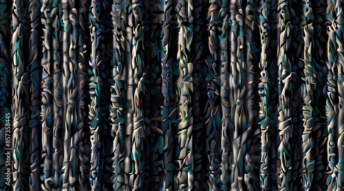 Illustration of a background showcasing the soft and fluffy texture of a woolen fabric, with visible fibers and fuzziness