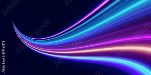 Abstract speed line background. Dynamic motion speed of light. Technology velocity movement pattern for banner or poster design. Vector EPS10.
