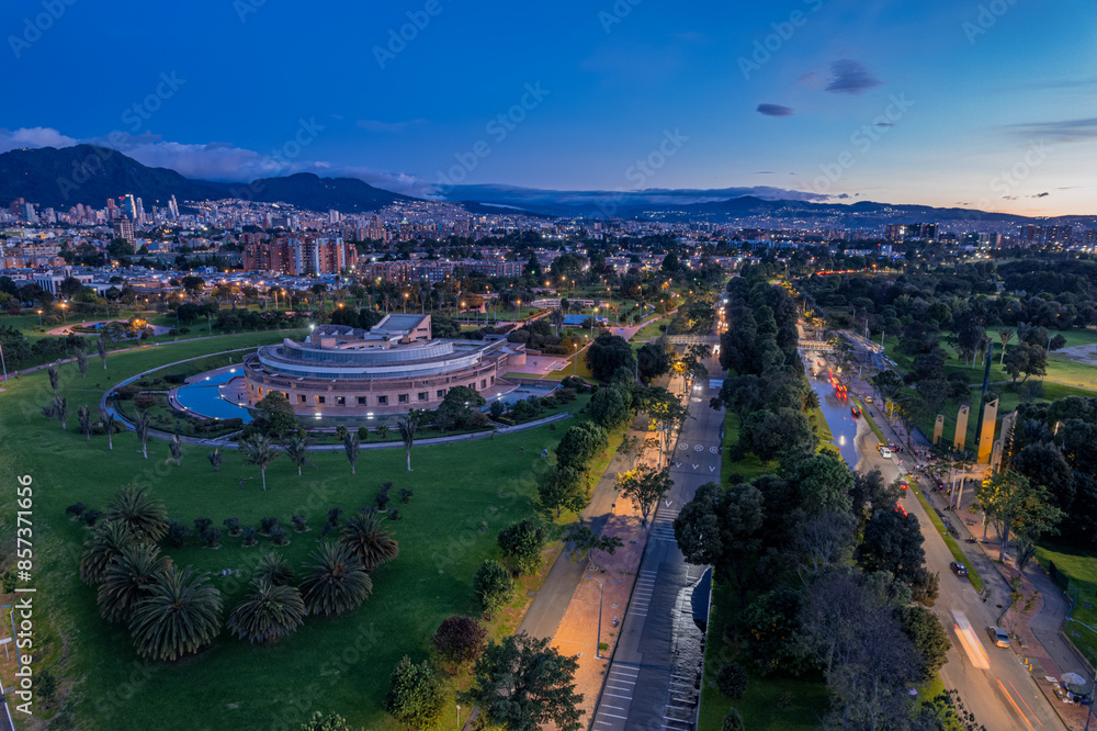 Noche en Bogotá.