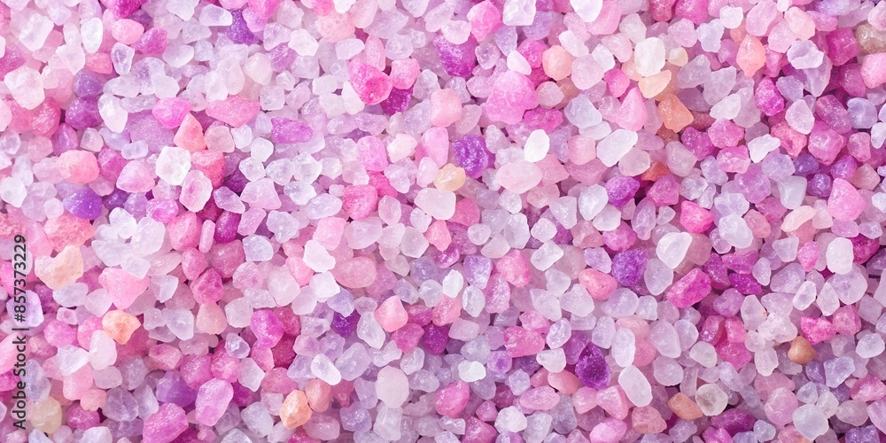 Obraz premium background of mineral bath salts close-up 