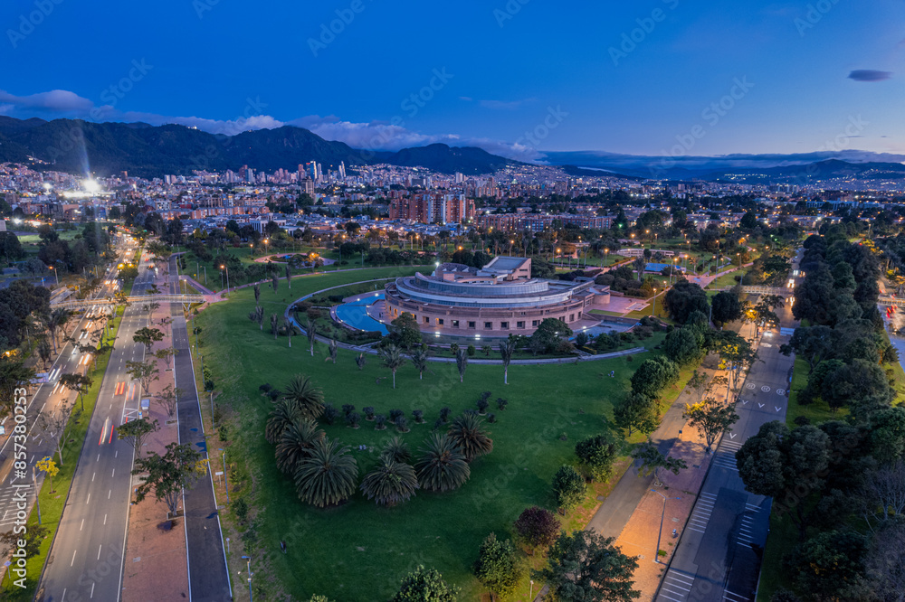 Noche en Bogotá.