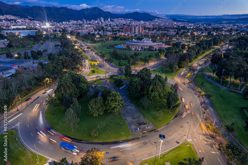 Noche en Bogotá.