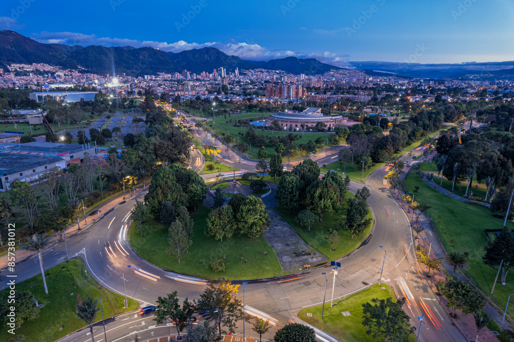 Noche en Bogotá.