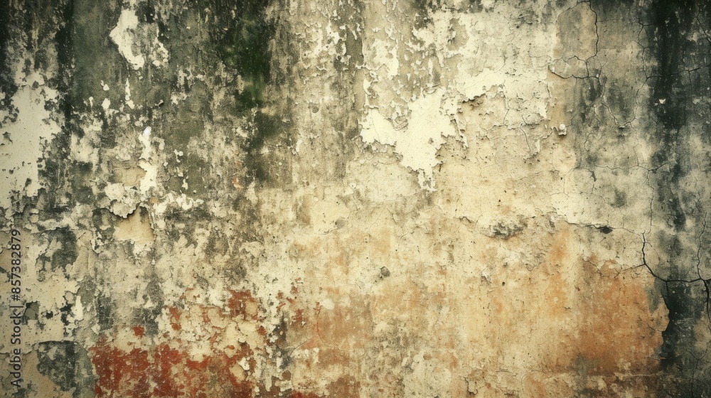 A textured photograph featuring a grunge wall texture with copy space A textured photograph featuring a grunge wall texture with copy space