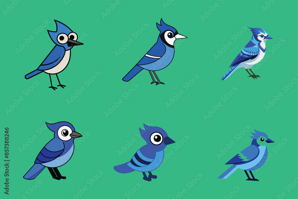 set of birds set of birds