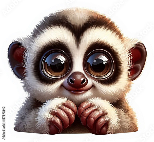 Loris Sticker png photo