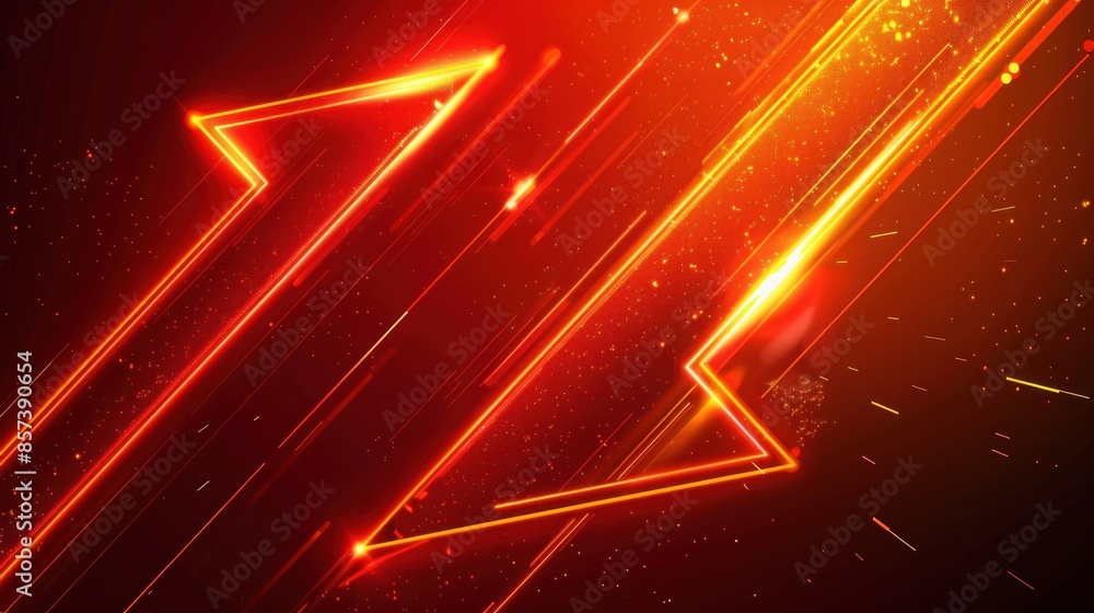 Fototapeta premium Abstract dark orange with a lot of lines and dots texture background