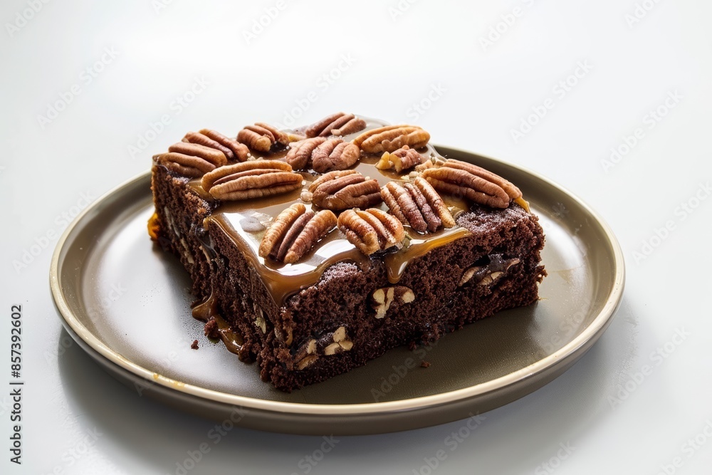 Scrumptious Caramel Fudge Cake with Devils Food Base and Caramels Scrumptious Caramel Fudge Cake with Devils Food Base and Caramels