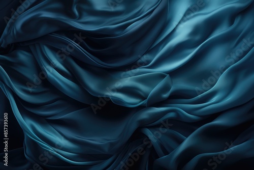 Texture, blue background of the abstract luxury gradient. Dark blue smooth with , generative IA